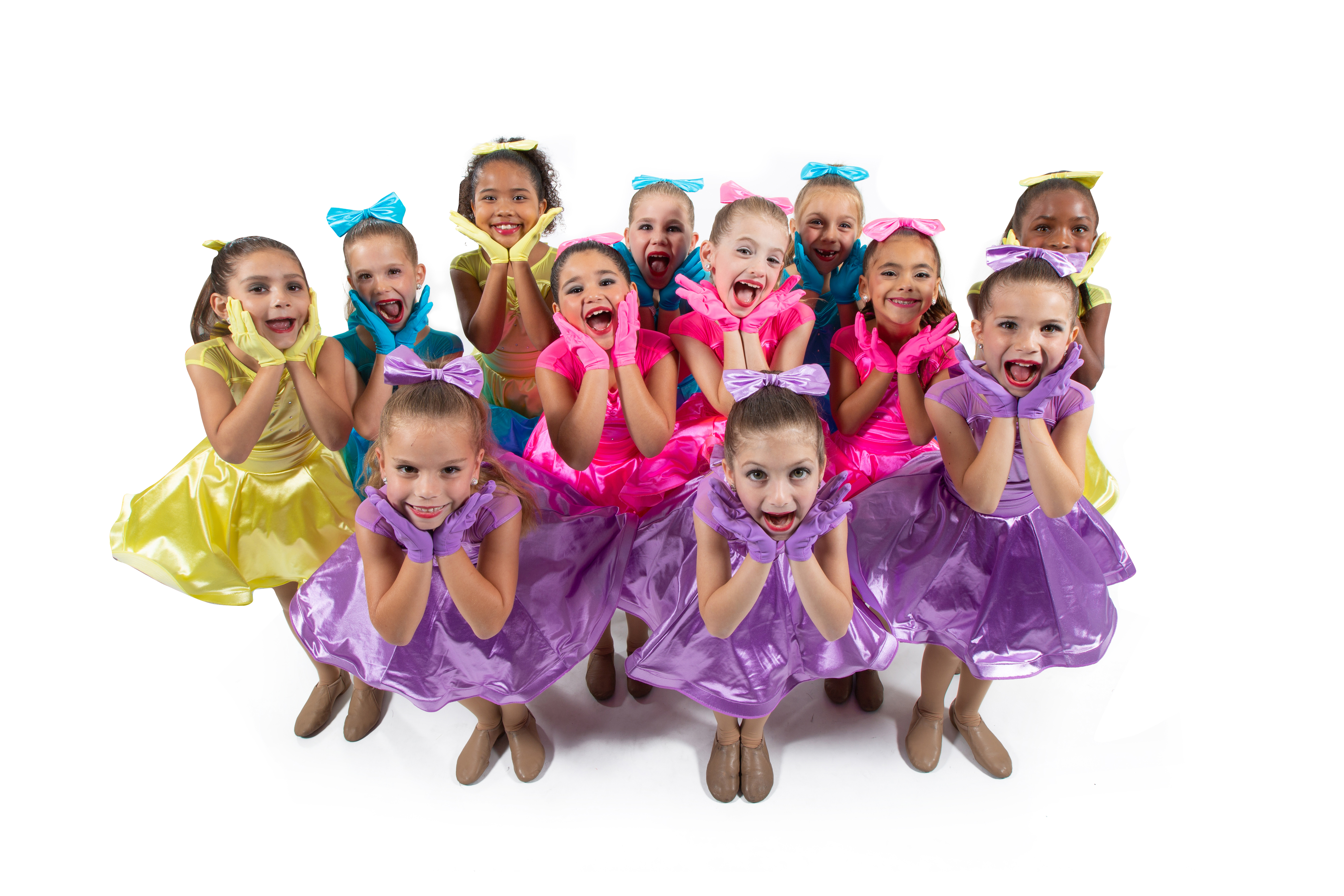 group of dancers smiling