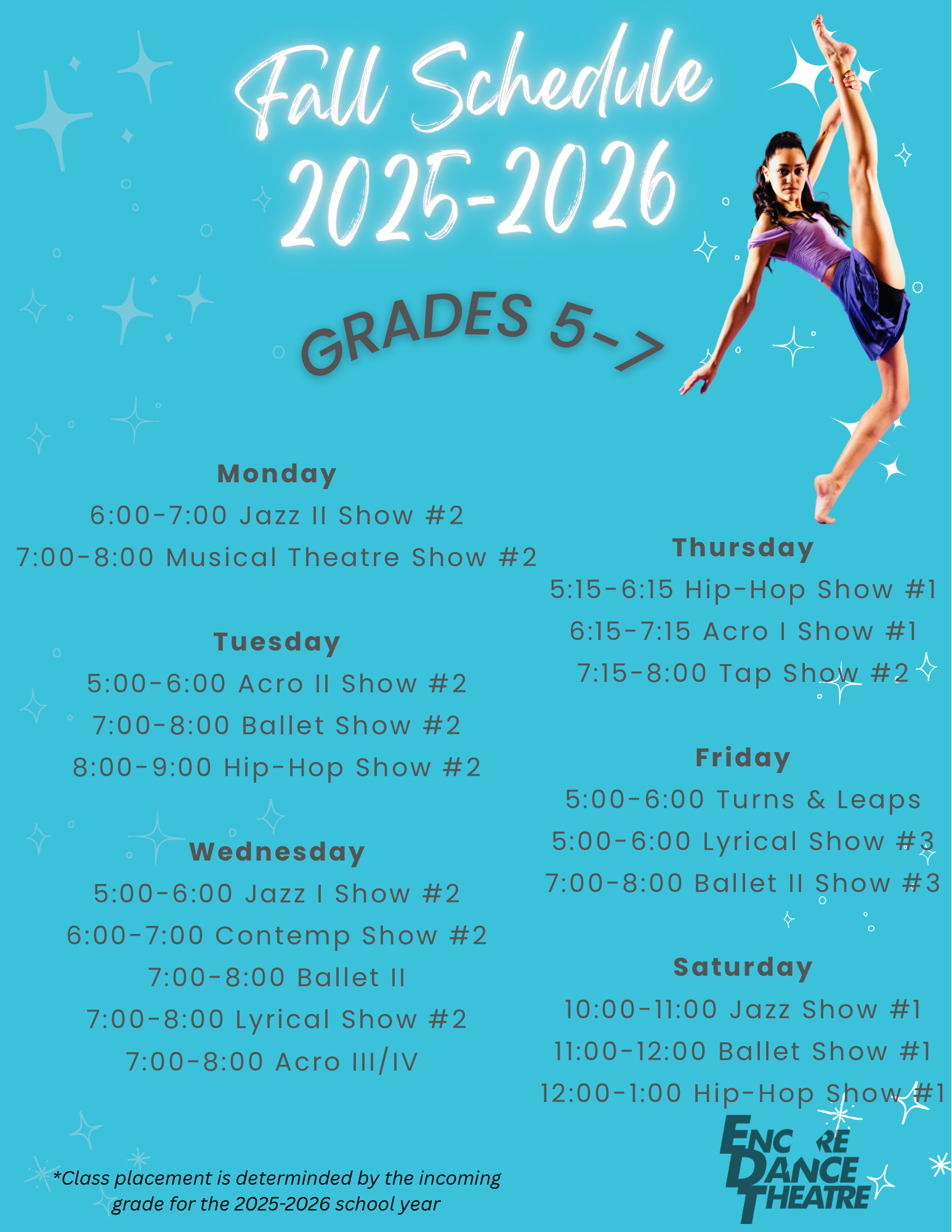 fall classes