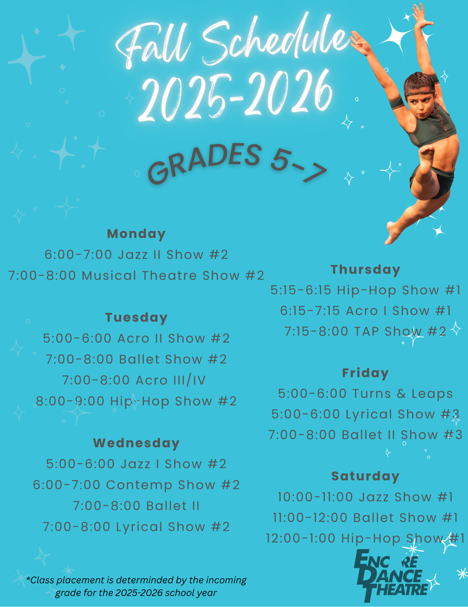 fall classes